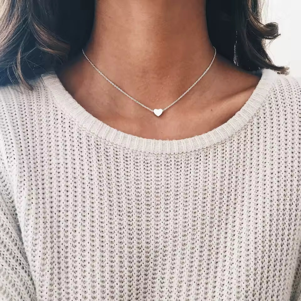 Minimal Heart Necklace – Elegant Everyday Jewelry