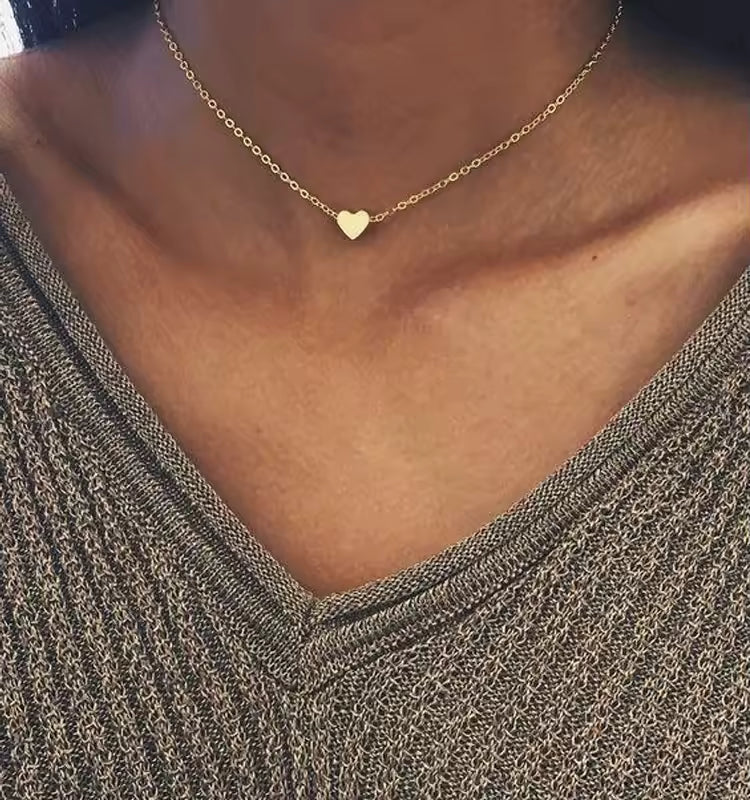 Minimal Heart Necklace – Elegant Everyday Jewelry